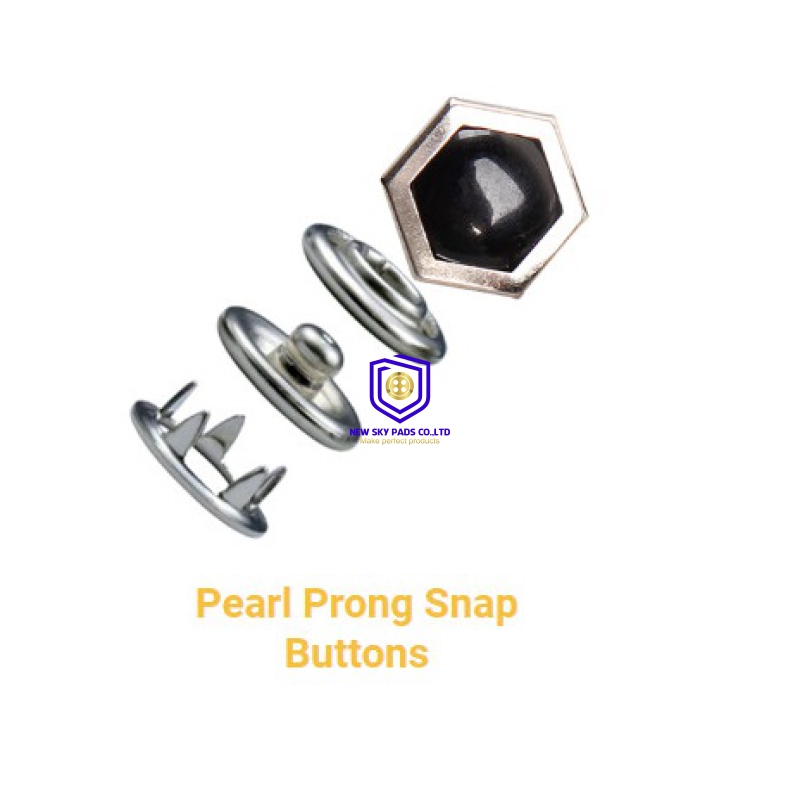 PEARL PRONG SNAP BUTTONS