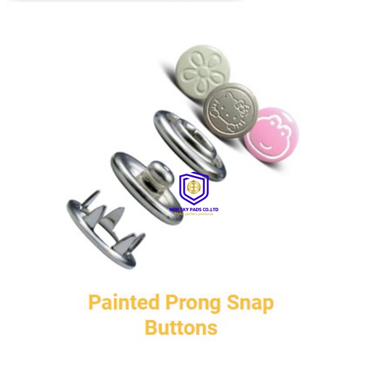 PAINTED PRONG SNAP BUTTONS